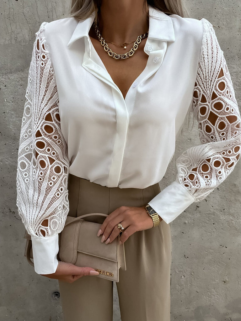Kim long sleeve shirt - Flamingo Frock