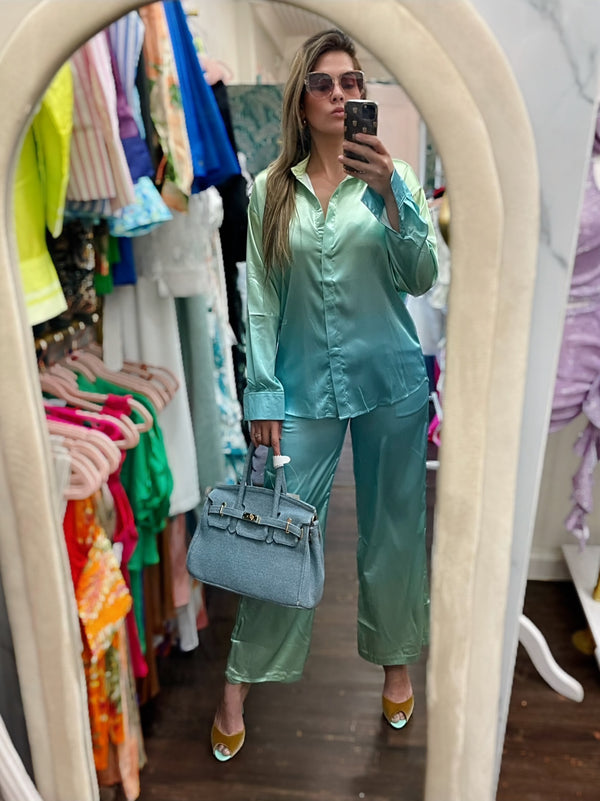 Mix feelings set blue - Flamingo Frock