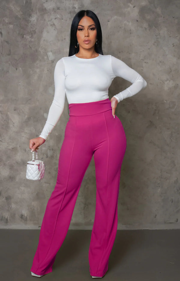 Kris pants (pink) - Flamingo Frock