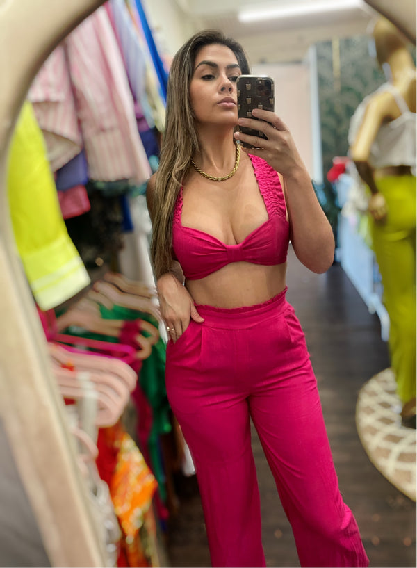 Ari set - Flamingo Frock