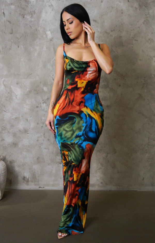 Never casual maxi - Flamingo Frock