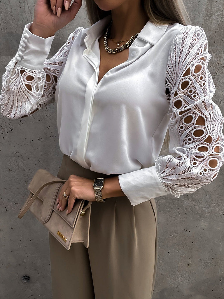 Kim long sleeve shirt - Flamingo Frock