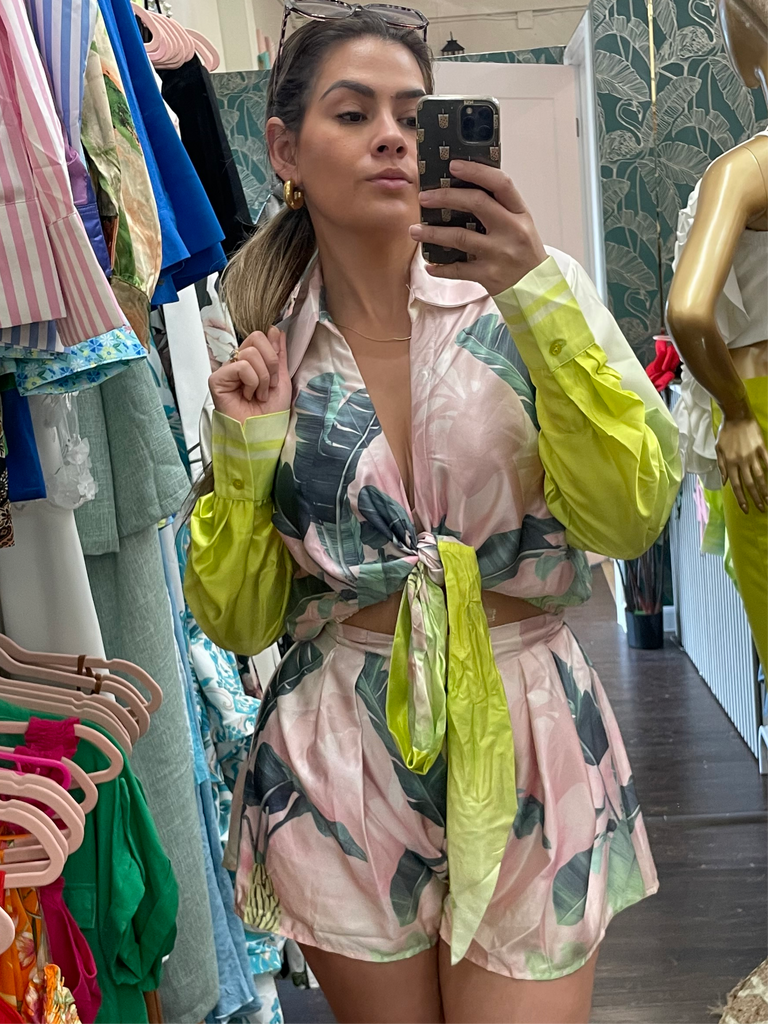 Bali set - Flamingo Frock