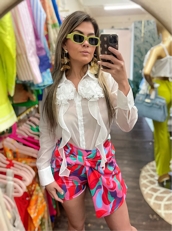70s skort - Flamingo Frock