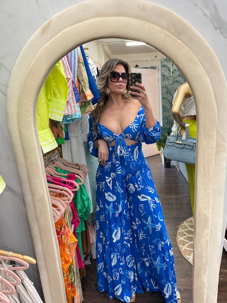 Greece set - Flamingo Frock