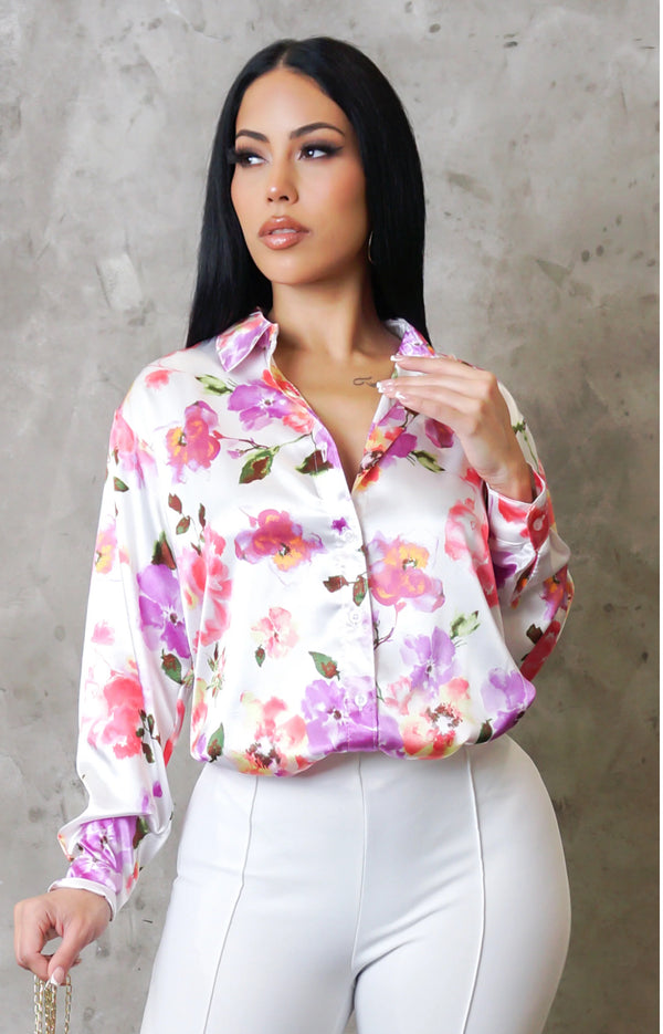 Tea time blouse - Flamingo Frock