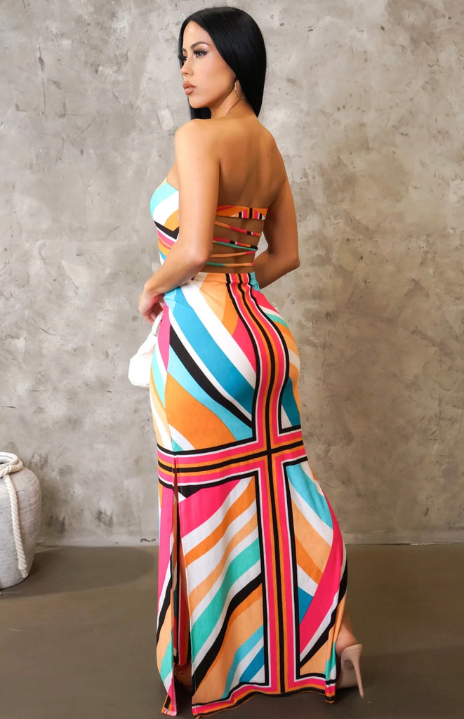 No hesitation maxi - Flamingo Frock