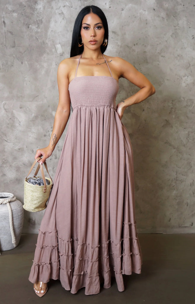 Unbothered maxi - Flamingo Frock