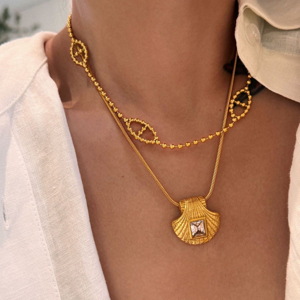 Sahara necklace - Flamingo Frock