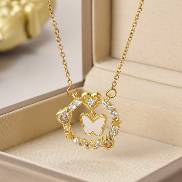 Savannah necklace - Flamingo Frock