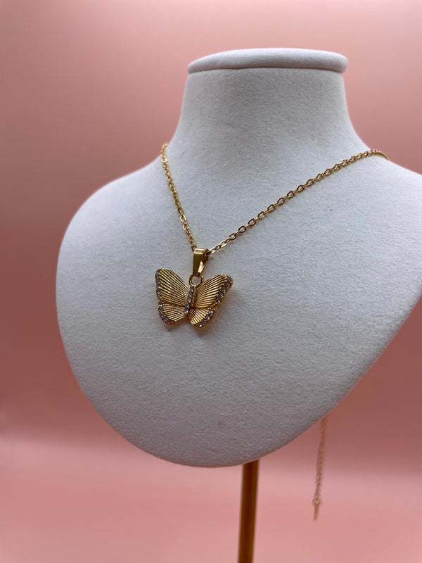 Dua butterfly necklace - Flamingo Frock